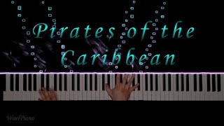 🎹Pirates of the Caribbean Hes a Pirate Up Is Down Jack Sparrow Palm Tree Escape Piano Cover [upl. by Sekofski300]