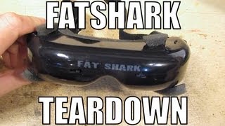 Fatshark Video Goggles Teardown Base RCV922 RCHacker 30 [upl. by Eimmij]