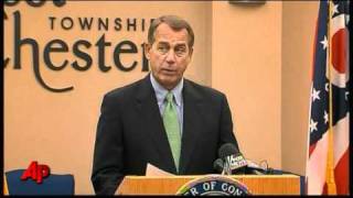 Boehner Decries Shooting of Rep Giffords [upl. by Zilevi]