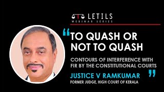 quotTo quash or not to quashquot Contours of Interference with FIR by the Constitutional Courts [upl. by Binni]