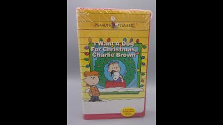 Opening To I Want A Dog For Christmas Charlie Brown 2004 VHS  Reversed [upl. by Fernandez618]