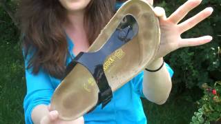 Birkenstock Gizeh BirkoFlor Sandal Review by Blair from PlanetShoescom [upl. by Rucker]