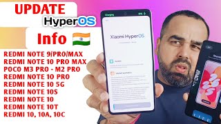 🇮🇳 HyperOS Update  Redmi Not 10 Note 10s Note 10 Pro 10 Pro Max10 5G 10T 5GRedmi 10 Series [upl. by Donelson]