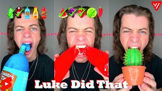 2 HOUR Spiciest Compilation Luke Did That Shorts  Spicy Food Tiktok Compilation [upl. by Adnohsat]