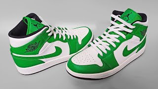 Laces Styles Jordan  How to new bar lace jordan 1 mid [upl. by Mark]