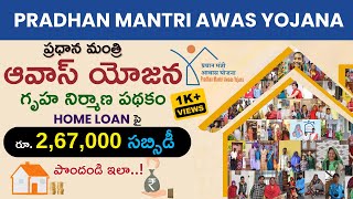 Pradhan Mantri Awas Yojana Scheme 2024 full details in Telugu  How to Apply for PMAY [upl. by Akerdnahs]