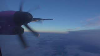 Flybe Dash 8 Q400 Newquay to London Heathrow Full Flight [upl. by Chrisoula]