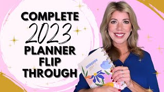 COMPLETE 2023 PLANNER FLIP THROUGH  THE HAPPY PLANNER [upl. by Nirtiac961]