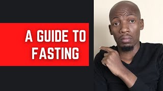 A Guide to Fasting amp Prayer  Apostle Bongani Blacksmith [upl. by Dulcle972]