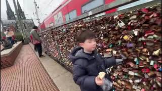 Colognes Love Locks Bridge [upl. by Nivrad]