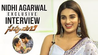 Savyasachi Actress Nidhi Agarwal Exclusive Interview  Mr Majnu  Super Fun  Manastars [upl. by Natanoj]