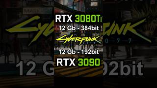 RTX 3080 Ti vs RTX 3090 12 Gb in Cyberpunk 2077  4K [upl. by Ellebana822]