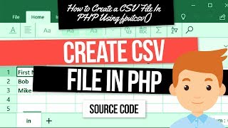 How to create a CSV file using PHP [upl. by Dowling]