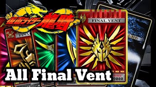 kamen rider ryuki All Final Vent Gameplay [upl. by Bevis]