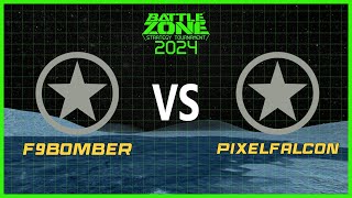 Battlezone 98 REDUX  2024 Tournament  F9bomber vs PixelFalcon  BioMetal Run [upl. by Yknarf]