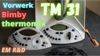 Thermomix TM31 Tutorial come cambiare la mascherina comandi frontale del Bimby how change the panel [upl. by Uella]