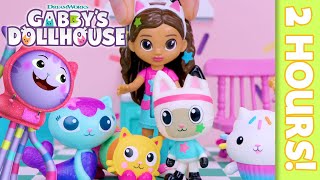 ⏰ 2 HOURS of Gabbys Dollhouse Toy Play Adventures [upl. by Adamson]