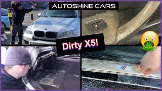 Dirty BMW X5 cleaning  Satisfying ASMR [upl. by Jenkel]