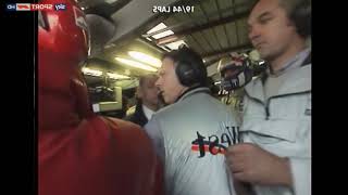 Michael Schumacher pierde la cabeza con David Coulthard tras Choque [upl. by Jair]