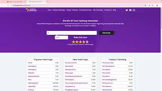 Viral Hashtag Generator Tool 🔥 Toolszu Hashstag Generator [upl. by Blau]