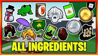 2023 UPDATED How to get ALL INGREDIENTS in WACKY WIZARDS 🧙  Roblox [upl. by Vyner]