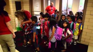 Round Lake School District 116 kindergarten students first day [upl. by Nork]