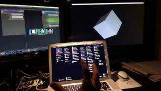 Leap Motion  Touchdesigner test [upl. by Tiebout159]