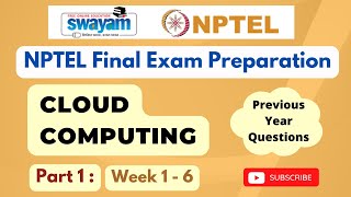 NPTEL Cloud Computing Previous Year Questions  Part 1  Swayam  2023 [upl. by Bore]