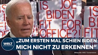 USA quotZum ersten Mal schien Biden mich nicht zu erkennenquot Kollektiver Druck von USDemokraten wächst [upl. by Gemoets832]