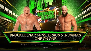 Brock Lesnar vs Braun Strowman  Breaking The Ring [upl. by Clintock86]