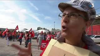 Besançon  manifestation de la fonction publique le 22 mai 2018 [upl. by Lleder]