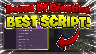 Devas Of Creation Script GUI  Hack INSTANT KILL AUTOFARM HITBOX AND MORE PASTEBIN [upl. by Aikin]