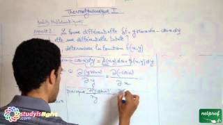 Thermodynamique 1 outils mathématiques Exercice2 part2 [upl. by Ainav]