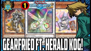 🤑¿AHORA SI VALIO LA PENA COMPRARLO💸  GEARFRIED FT HERALD DECK  YuGiOh Duel Links [upl. by Sinaj824]