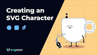 Create SVG Character from Scratch  SVGator [upl. by Moyra]