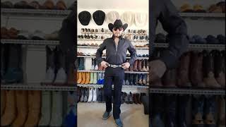 como vestir vaquero con colores negros outfit para el vaile [upl. by Starlene443]