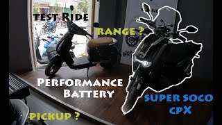 Best Electric Scooter in Town   Super Soco  CPX  Test Ride  Review  GoPro Hero 10 [upl. by Chang361]