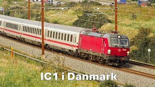 DSB Vectron  DB IC1 i Danmark [upl. by Cordle]