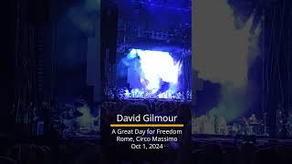 David Gilmour  A Great Day for Freeedom  Rome Circo Massimo [upl. by Berkow]