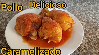 pollo caramelizado saludable y delicioso [upl. by Isdnil]