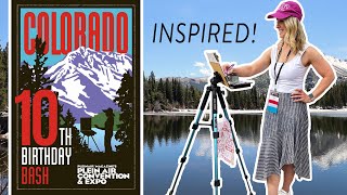 INSPIRING Plein Air Convention and Expo Colorado 2023 RECAP [upl. by Brittni]