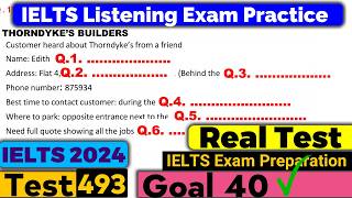 IELTS Listening Practice Test 2024 with Answers Real Exam  493 [upl. by Lantz]