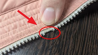 The tailor shared a secret How to fix a broken zipper [upl. by Amapuna]