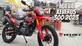 Nueva Veloci Xeverus 300 2023  ¿Será la Mejor Moto Doble Propósito😱 [upl. by Mcnally]