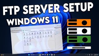 How To Setup FTP Server in Windows 11 StepByStep [upl. by Eynenihc]