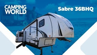 2020 Sabre 36BHQ  5th Wheel  RV Review Camping World [upl. by Anilak]