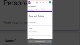 How to create a google form google form [upl. by Ehsrop]