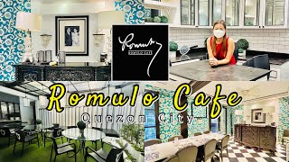 Romulo Cafe Quezon City  The Kwan Channel [upl. by Nagear]