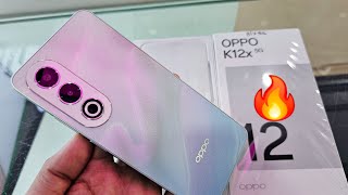 OPPO K12X 5G Unboxing First Look  🔥 12499 Omg Price Camera Specification [upl. by Iives]