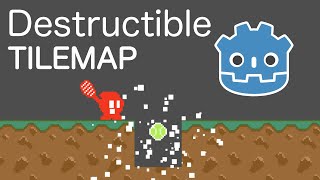 Destructible  Breakable Tilemaps in Godot [upl. by Domash363]